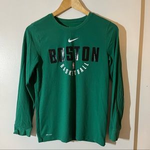 *REMOVING12/12*Kids Nike NBA Tee Dri-Fit Boston Long Sleeve Kids Size L